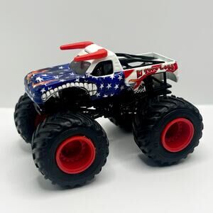 Hot Wheels Monster Jam El Toro Loco Truck 2017 Stars and Stripes 1:64 LOOSE